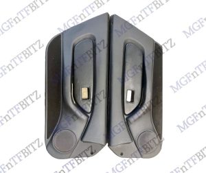 2.DC2 MGF MK1 doorcards, black leather inserts EJB118750PMV at MGFnTFBITZ