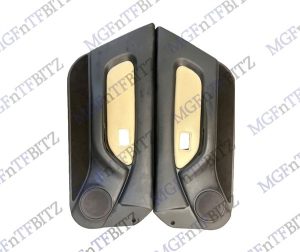 5.DC5 MGF MK1 doorcards, cream leather inserts EJB118670VAC at MGFnTFBITZ