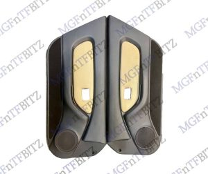 6.DC6 MGF MK1 doorcards, cream leather inserts EJB118670VAC at MGFnTFBITZ