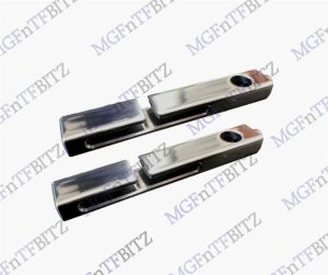 Alloy Seatbelt Tidy - Polished rectangle style at MGFnTFBITZ