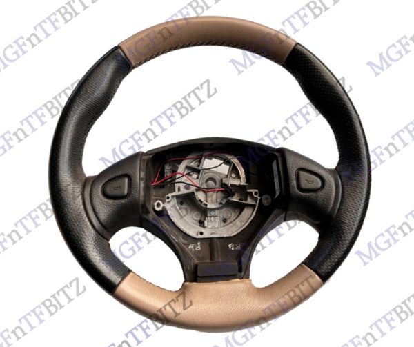 Alpaca & Black Leather Steering Wheel QTB001360RCM MGF MG TF at MGFnTFBITZ