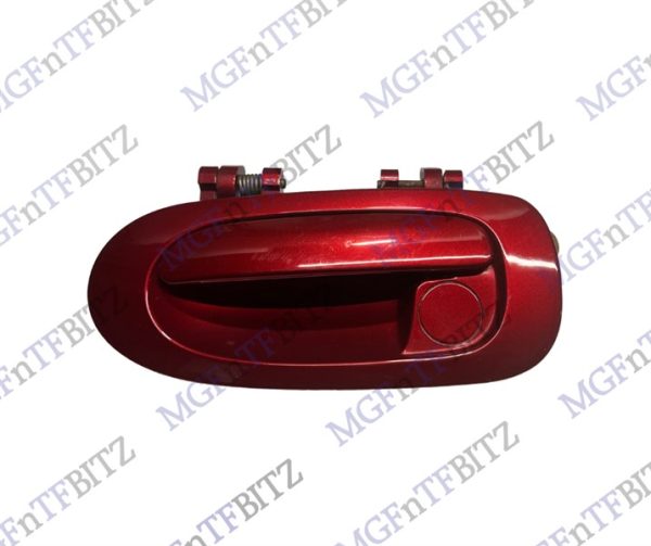 MGF LH Door Handle Nightfire Red CAQ CXB101750CAQ at MGFnTFBITZ