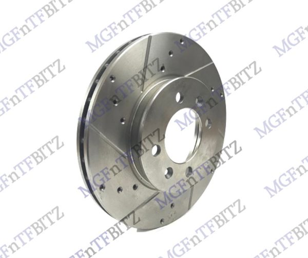 MGF MG TF 304mm Drilled & Grooved Front Discs SDB000230 at MGFnTFBITZ