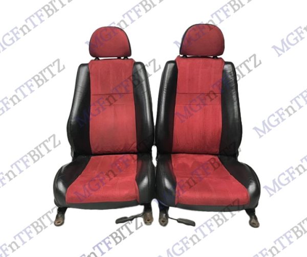 MGF MG TF Grenadine Red & Black Alcantara Seats HBA000960CVP MGFnTFBITZ