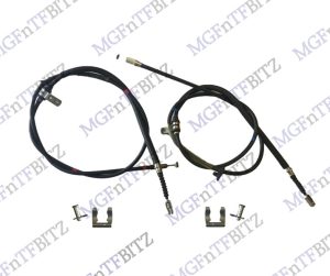 MGF MG TF Handbrake Cable Set SPB000600 SPB000610 with fixings at MGFnTFBITZ