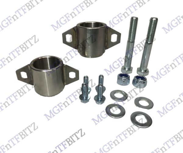 MGF MG TF LE500 New Stainless Steel Front Subframe Mounts with bolts Rear Subframe KGE000110SS MGFnTFBITZ.