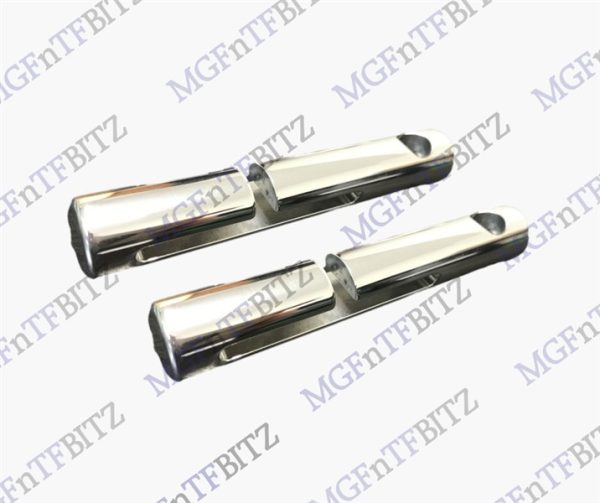 MGF MG TF LE500 Polished Alloy Circular Seatbelt Tidies at MGFnTFBITZ.