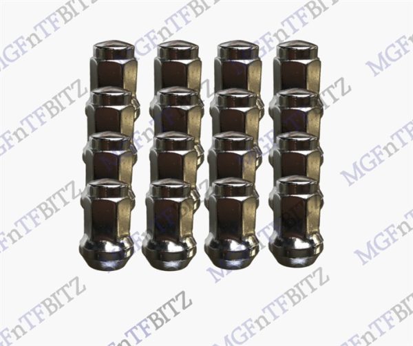 MGF MG TF LE500 Wheel Nuts full set aftermarket solid cone shape at MGFnTFBITZ