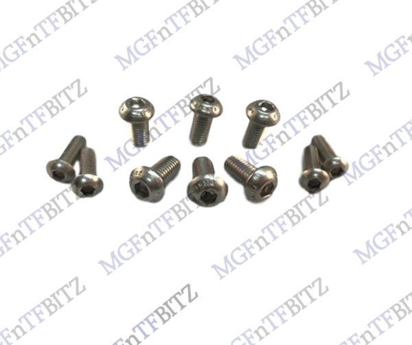 MGF MG TF Stainless Hood Catch screw set S108204SS DYP10045SS MGFnTFBITZ