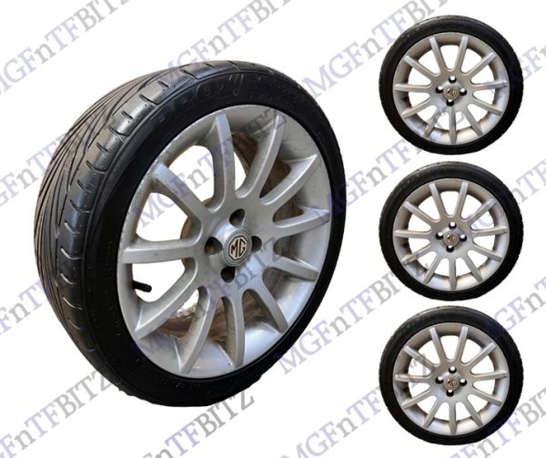 MGF Trophy 16 inch Alloy Wheels with tyres RRC001630MNH at MGFnTFBITZ