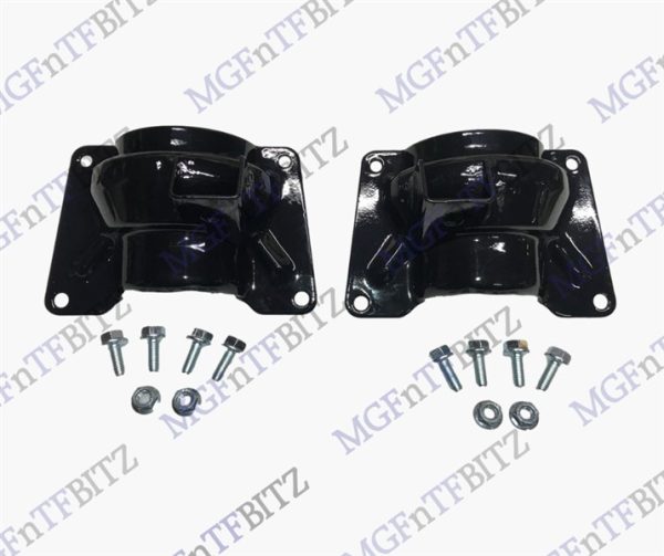 Reconditioned MGF LH & RH Hydragas Retaining Plate Hydragas Support Surrounds KGM100200 KGM100210 with bolts KYP10002 at MGFnTFBITZ