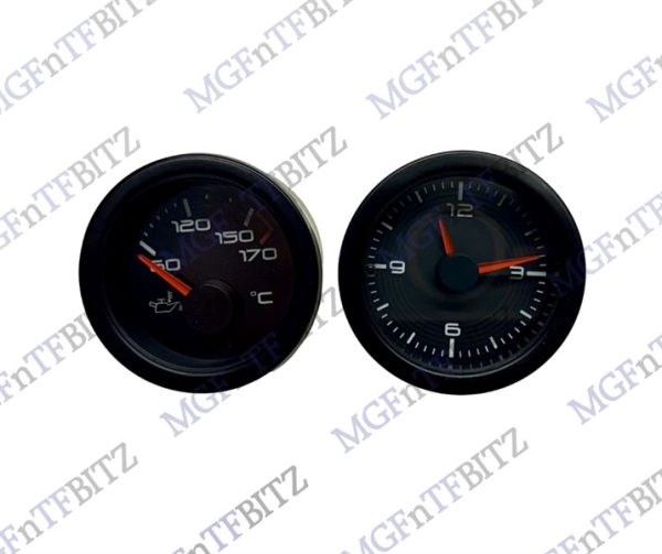 Temperature Gauge Clock - Black MG TF YAD000060 400000437 at MGFnTFBITZ